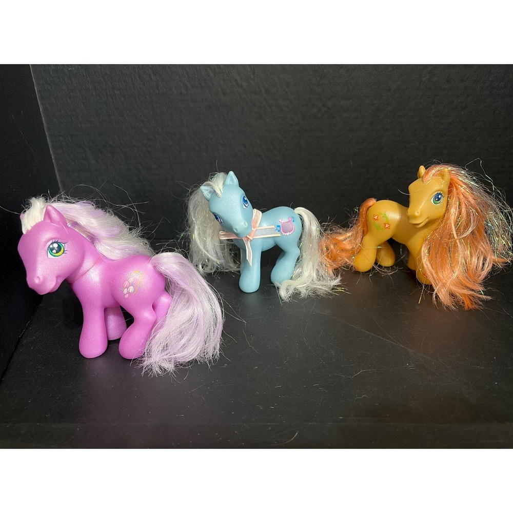 My Little Pony G3 2002 Lot Wysteria BeeBop Sunset Sweety Hasbro Bloomin Blossoms